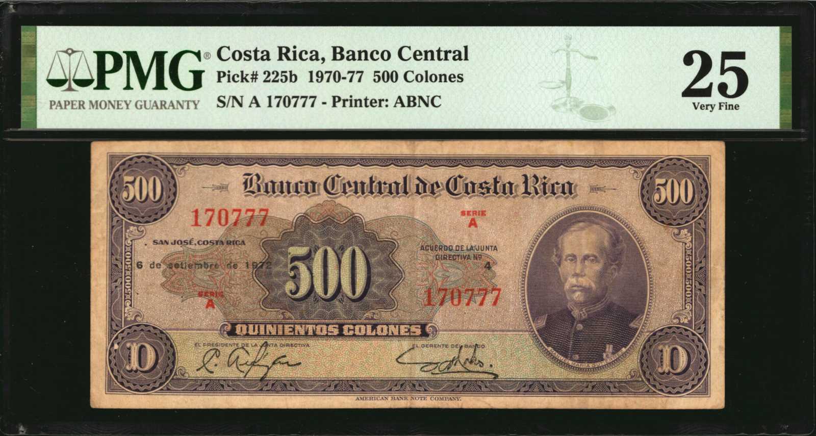 image for: Costa Rica  500 colones(B519m)