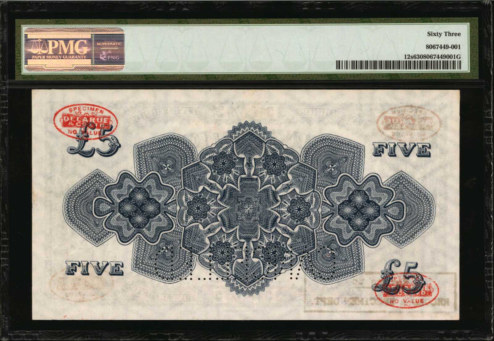 image for: Tonga  5 pounds(B112d)