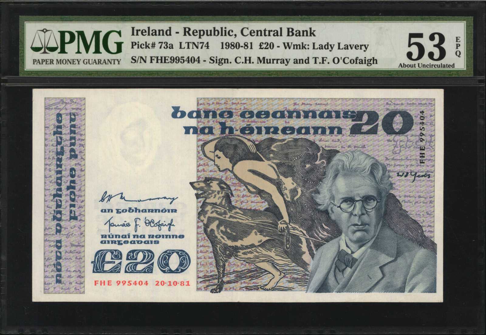 image for: Ireland, Republic of  20 pounds(B218z)