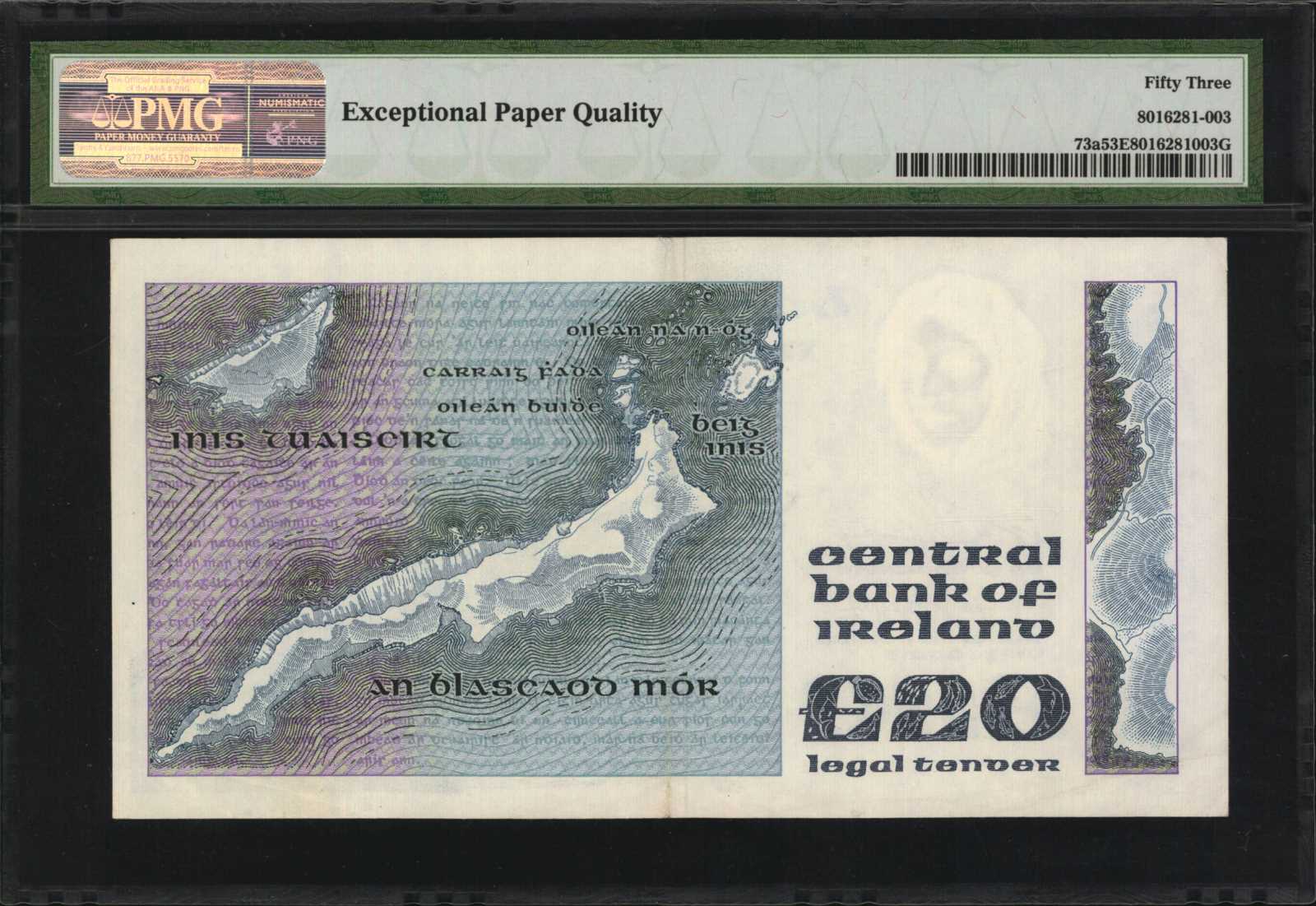 image for: Ireland, Republic of  20 pounds(B218z)