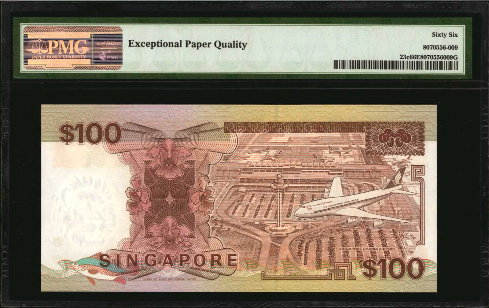 image for: Singapore  100 dollars (B124az)