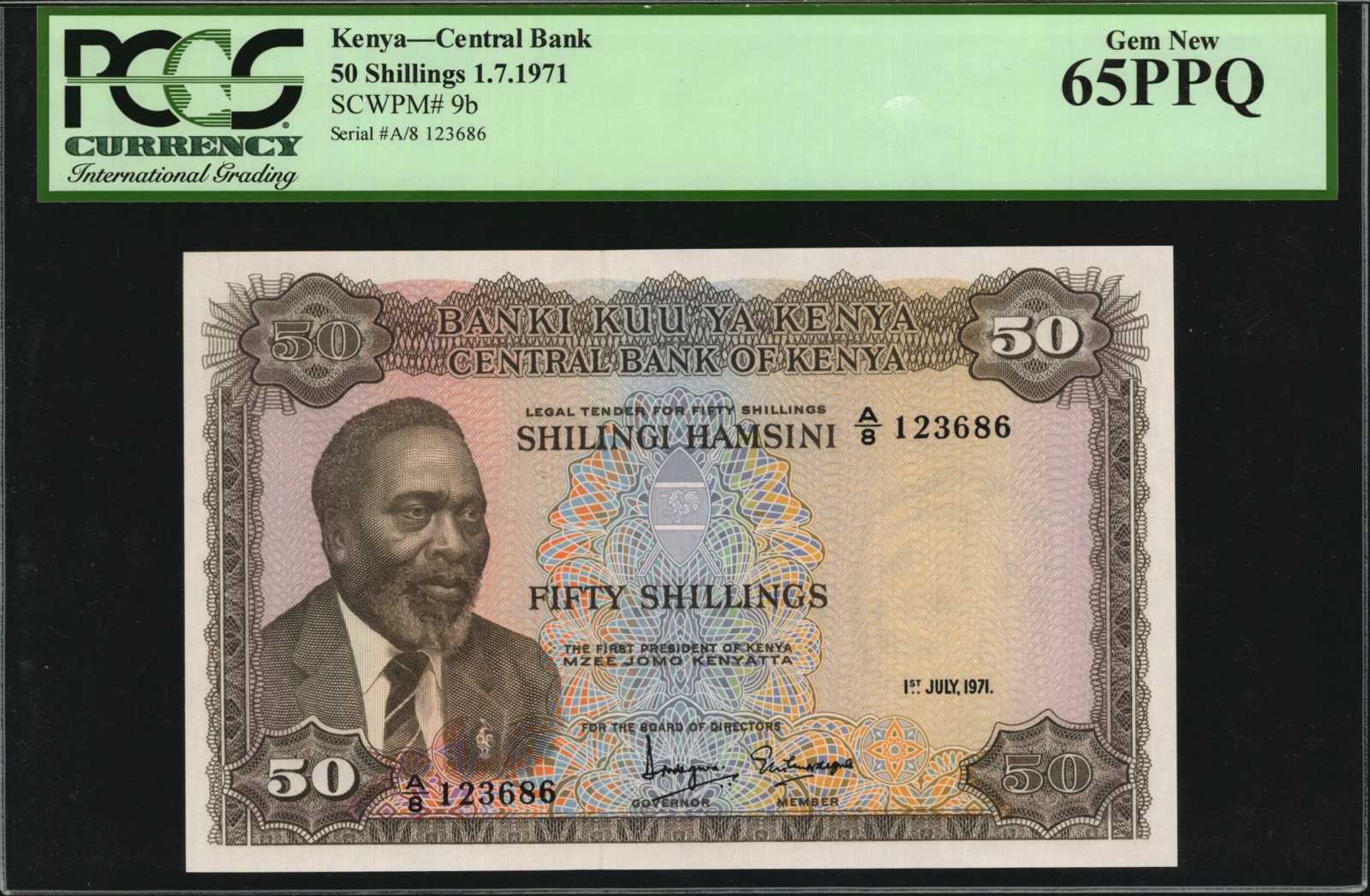 image for: Kenya  50 shillings (B109p1)