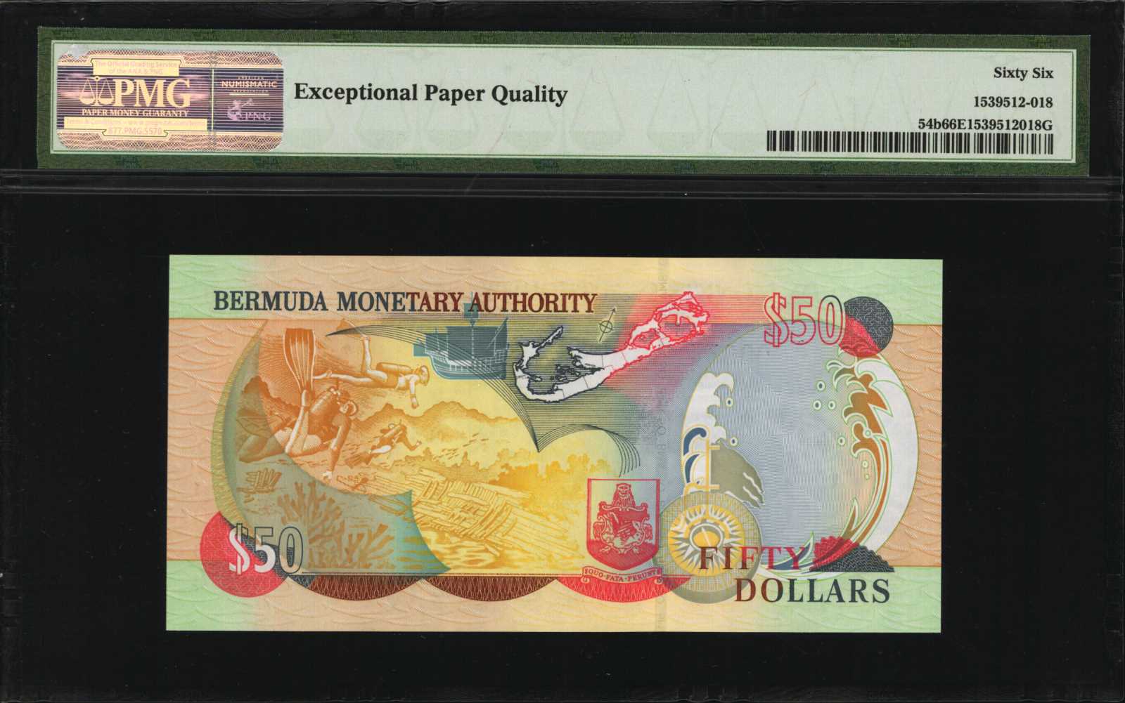image for: Bermuda  50 dollars (B227as)