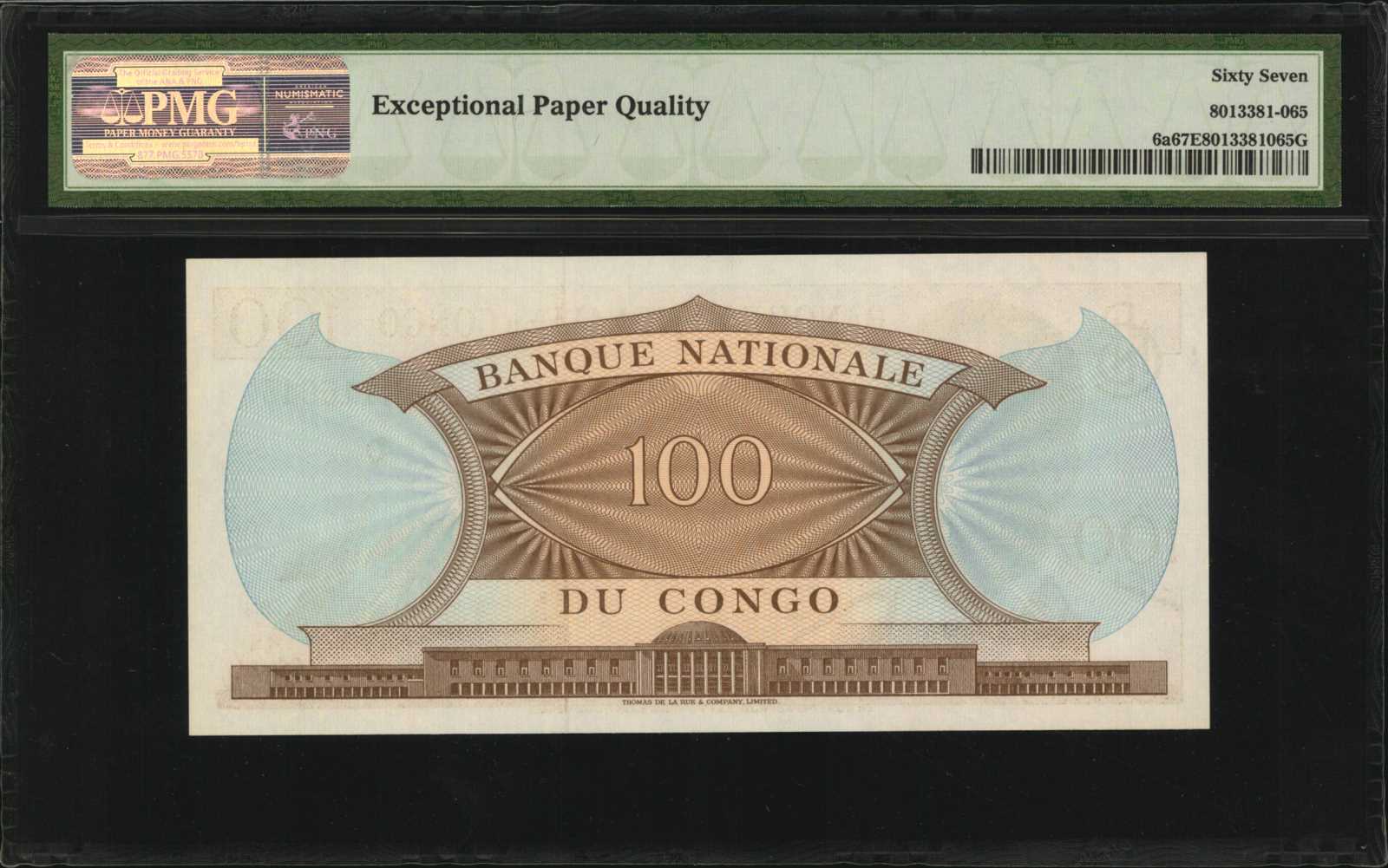 image for: Congo Democratic Republic  100 francs(B203as2)