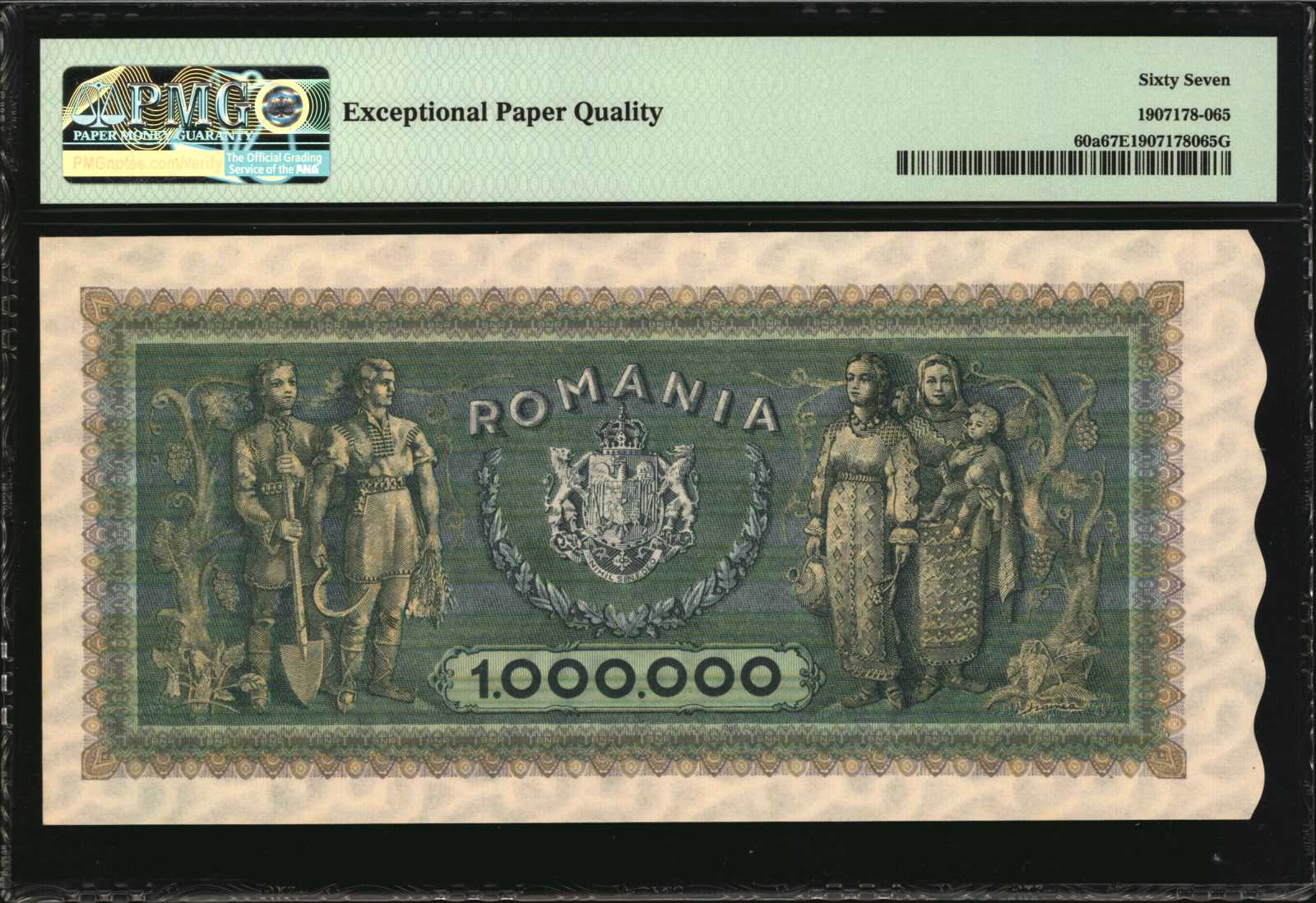 image for: Romania  1,000,000 lei (B240as)
