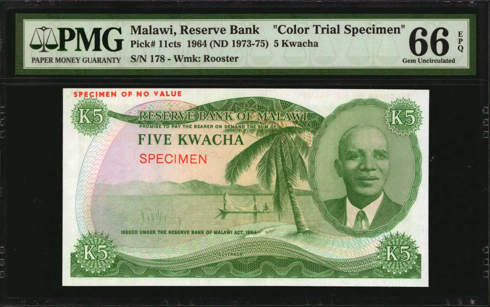image for: Malawi  5 kwacha(B111as)