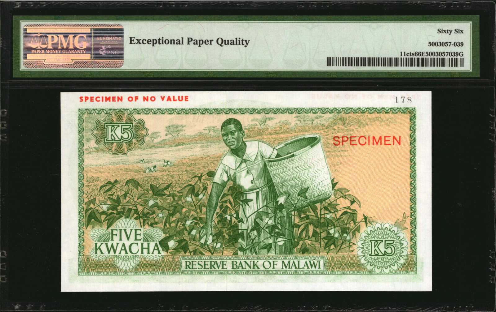 image for: Malawi  5 kwacha(B111as)