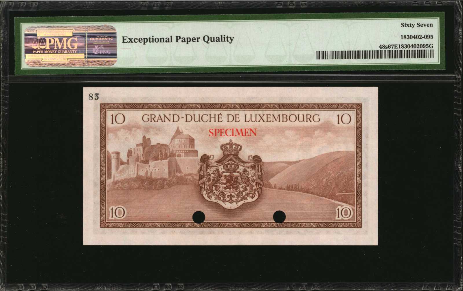 image for: Luxembourg  10 francs (B331b)