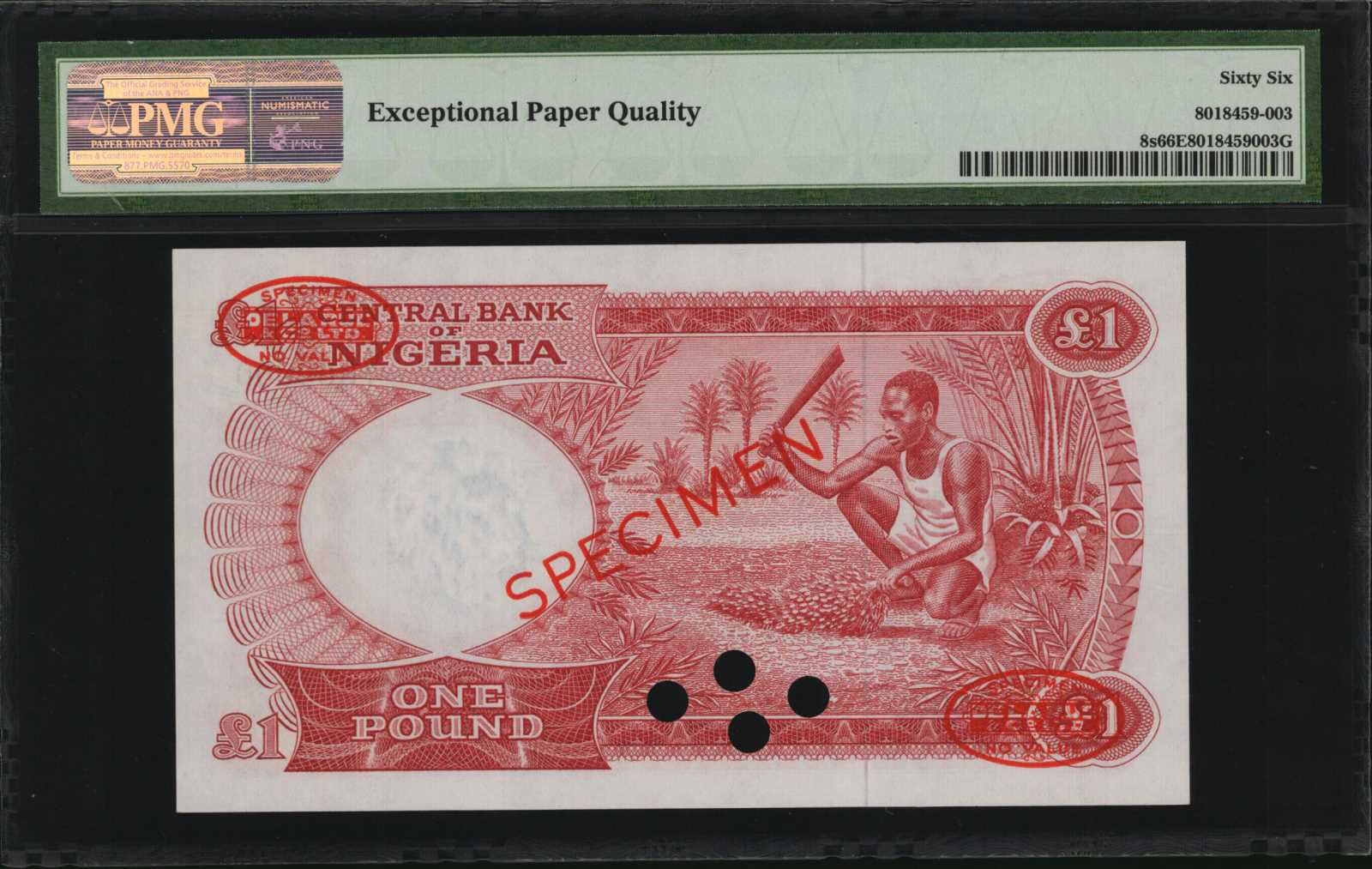 image for: Nigeria  1 pound (B207as4)