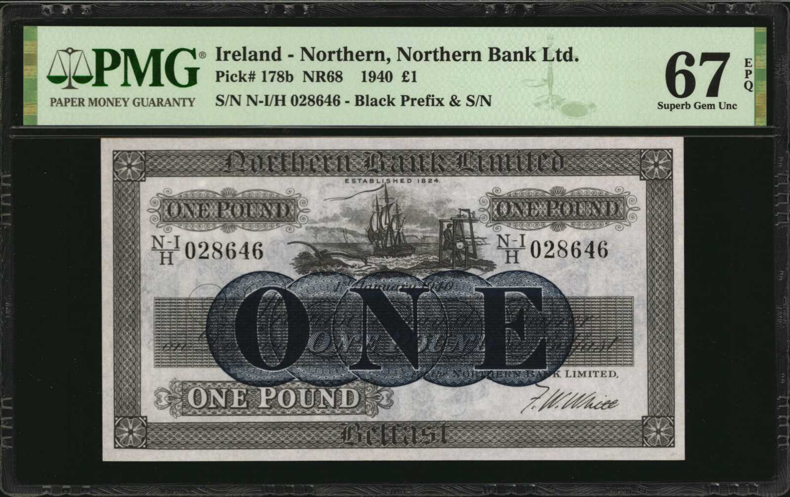 image for: Northern Ireland  1 pound (B407d)
