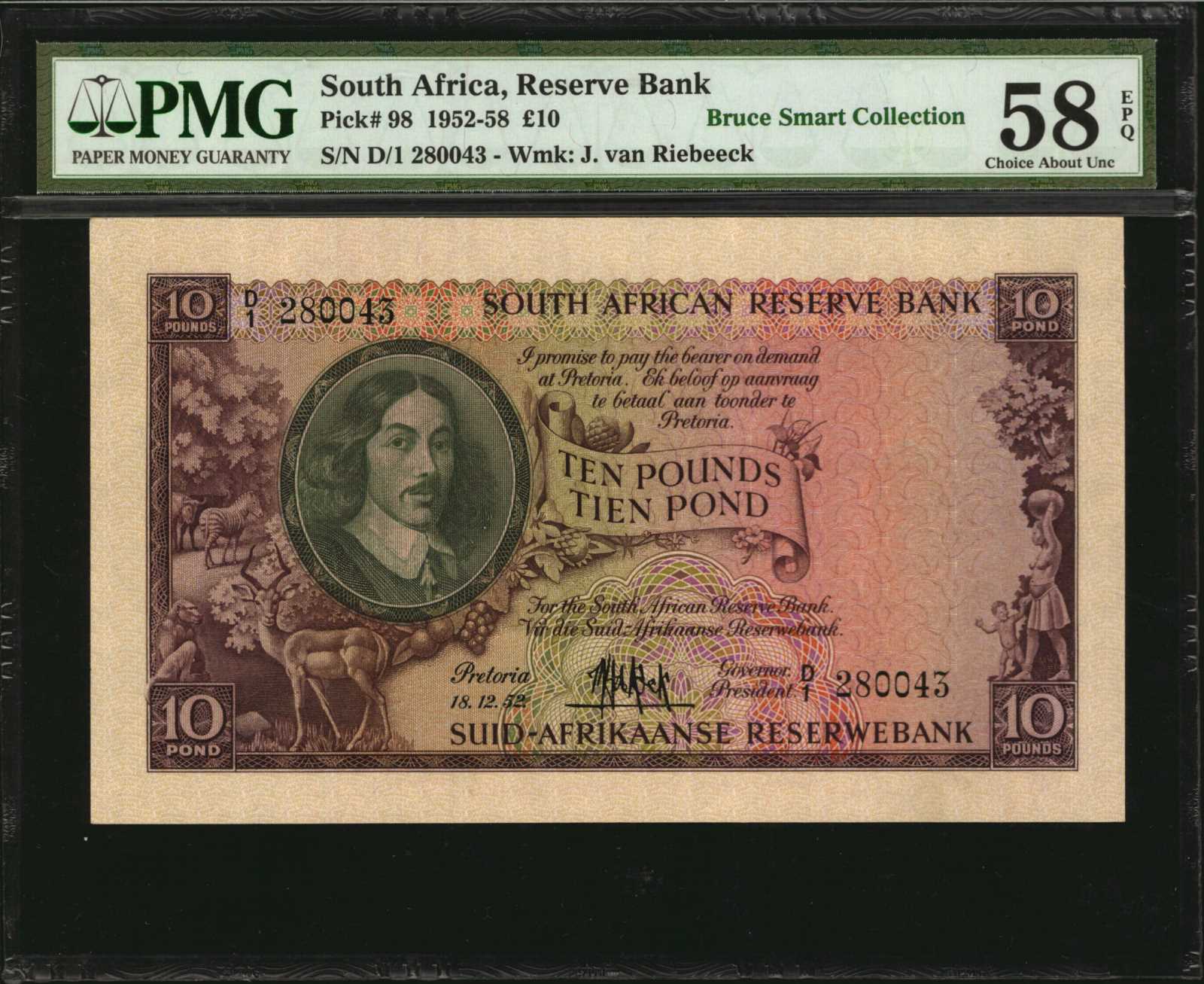 image for: South Africa  10 pounds (B726as)