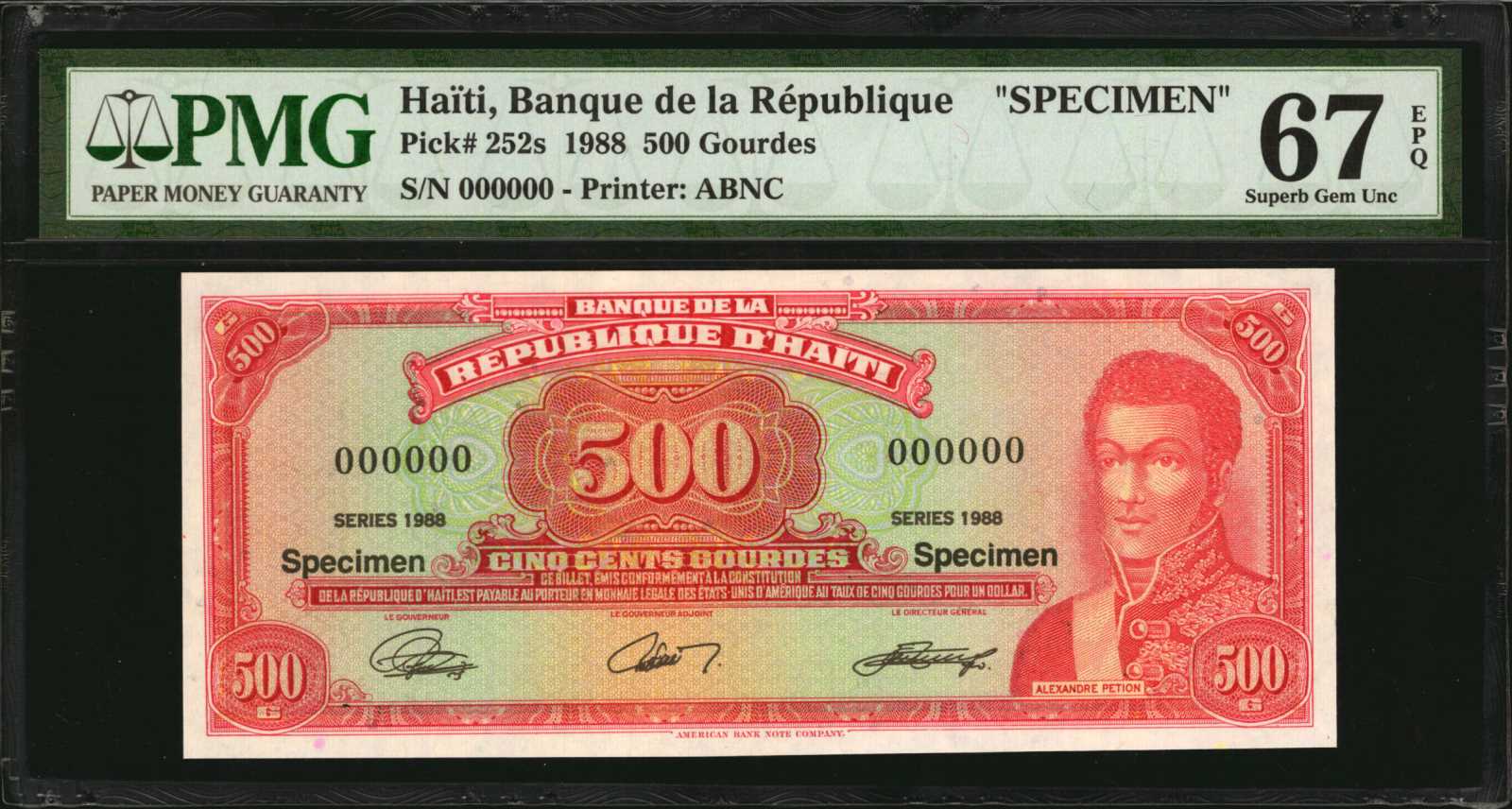 image for: Haiti  500 gourdes (B824as)