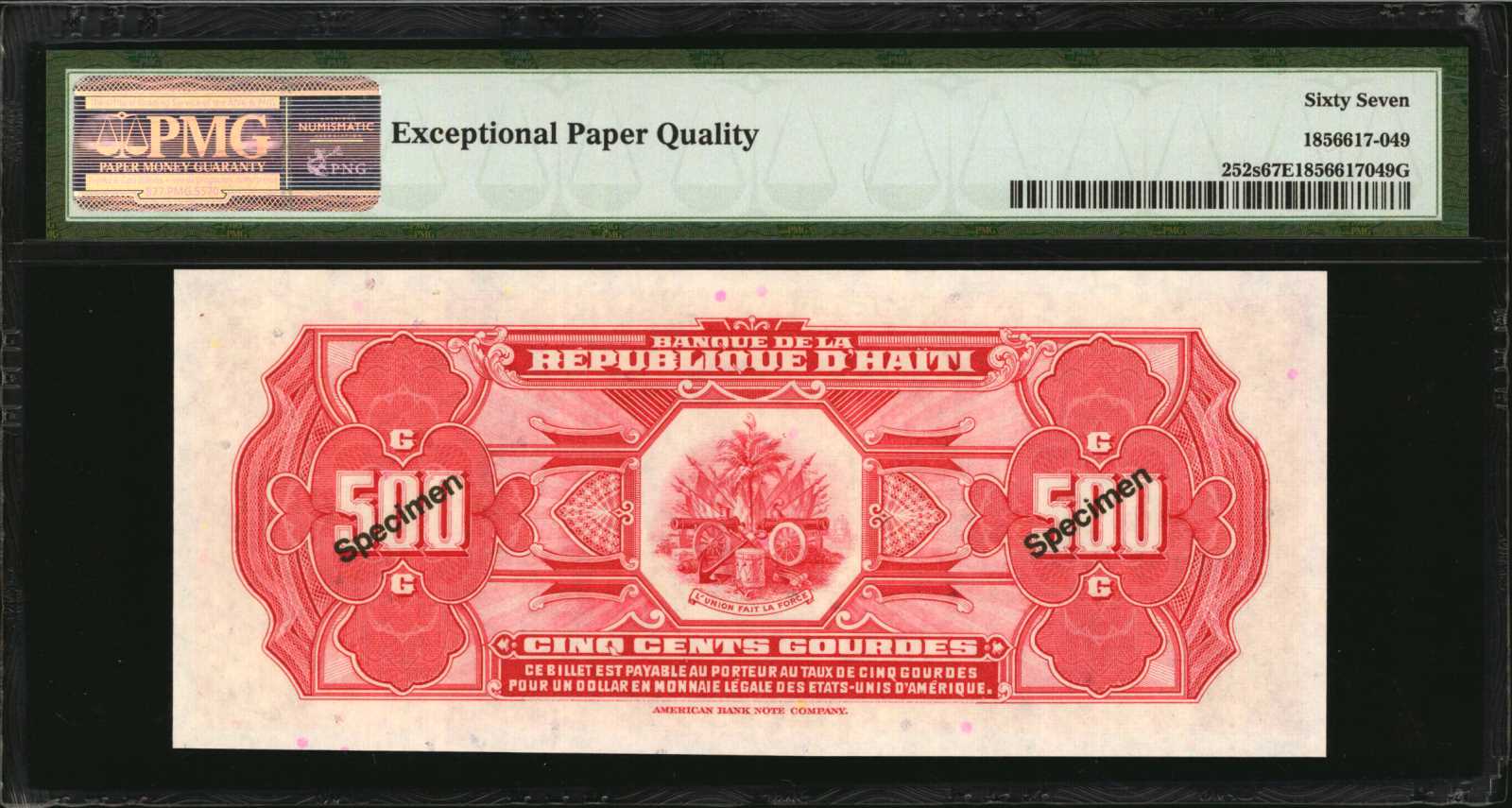 image for: Haiti  500 gourdes (B824as)