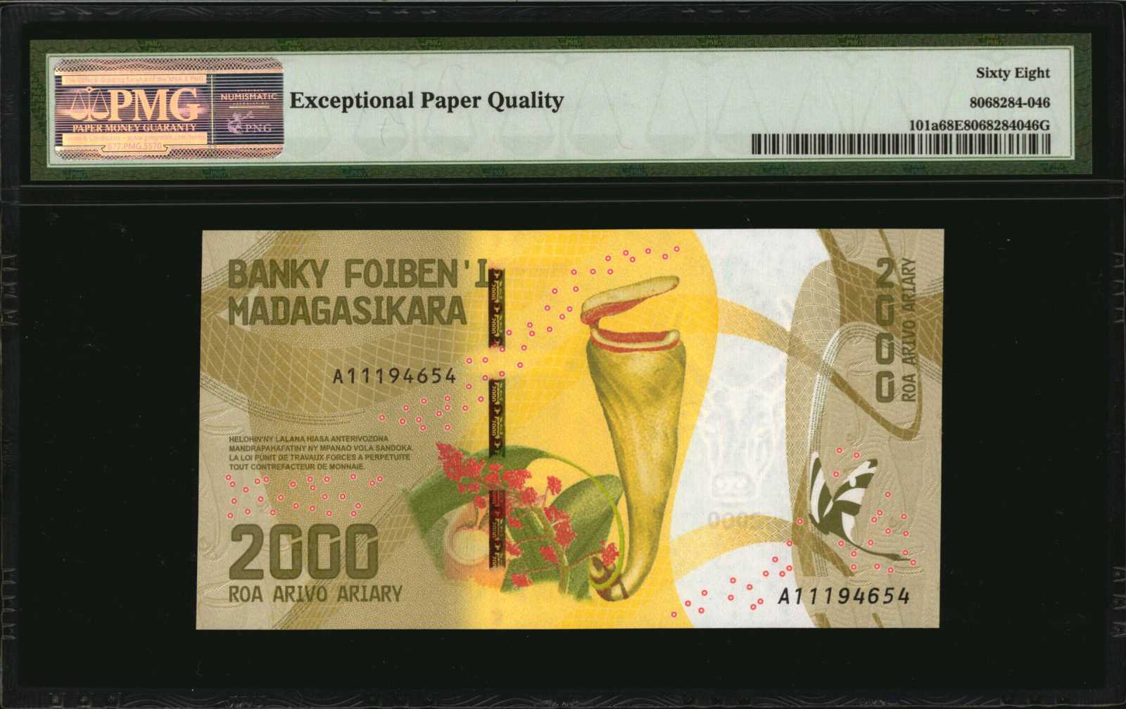 image for: Madagascar  2,000 ariary (B336a)
