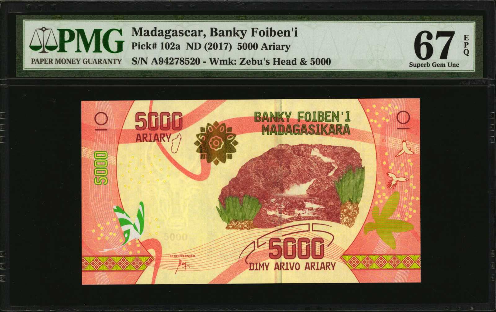 image for: Madagascar  2,000 ariary (B327b)