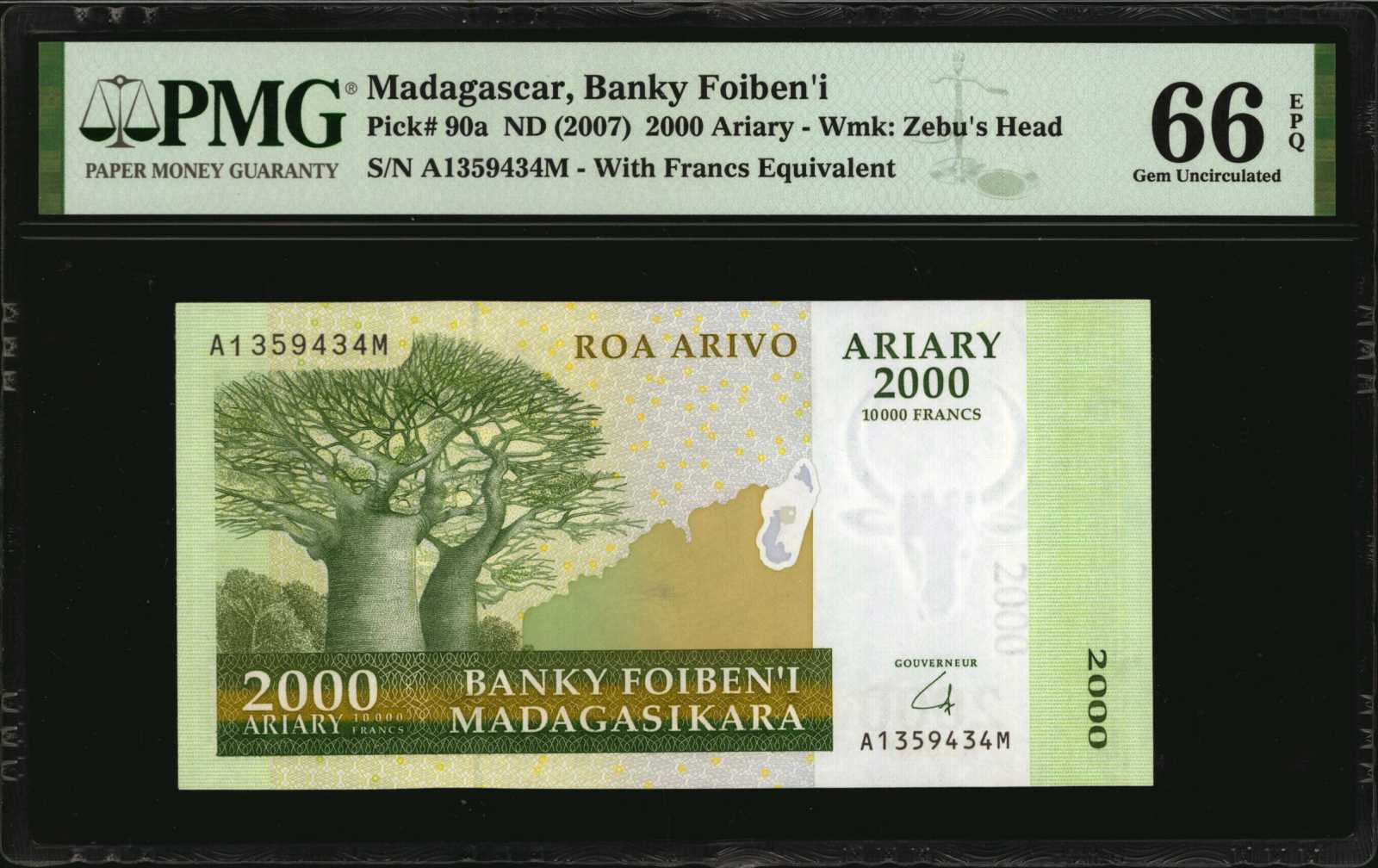 image for: Madagascar  10,000 ariary (B329b)