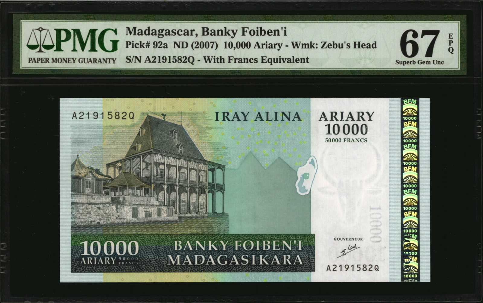 image for: Madagascar  10,000 ariary (B329b)