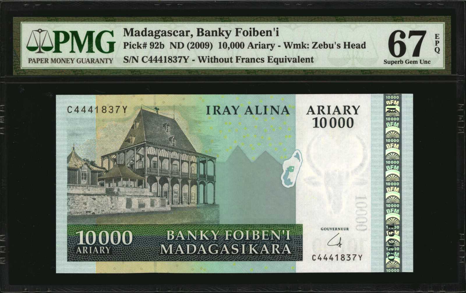 image for: Madagascar  10,000 ariary (B329b)