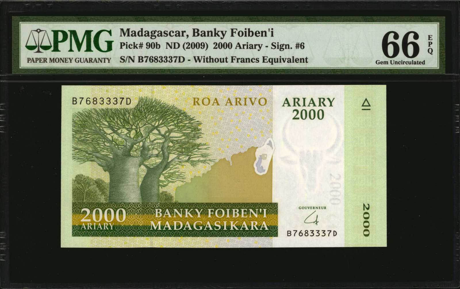 image for: Madagascar  10,000 ariary (B329b)