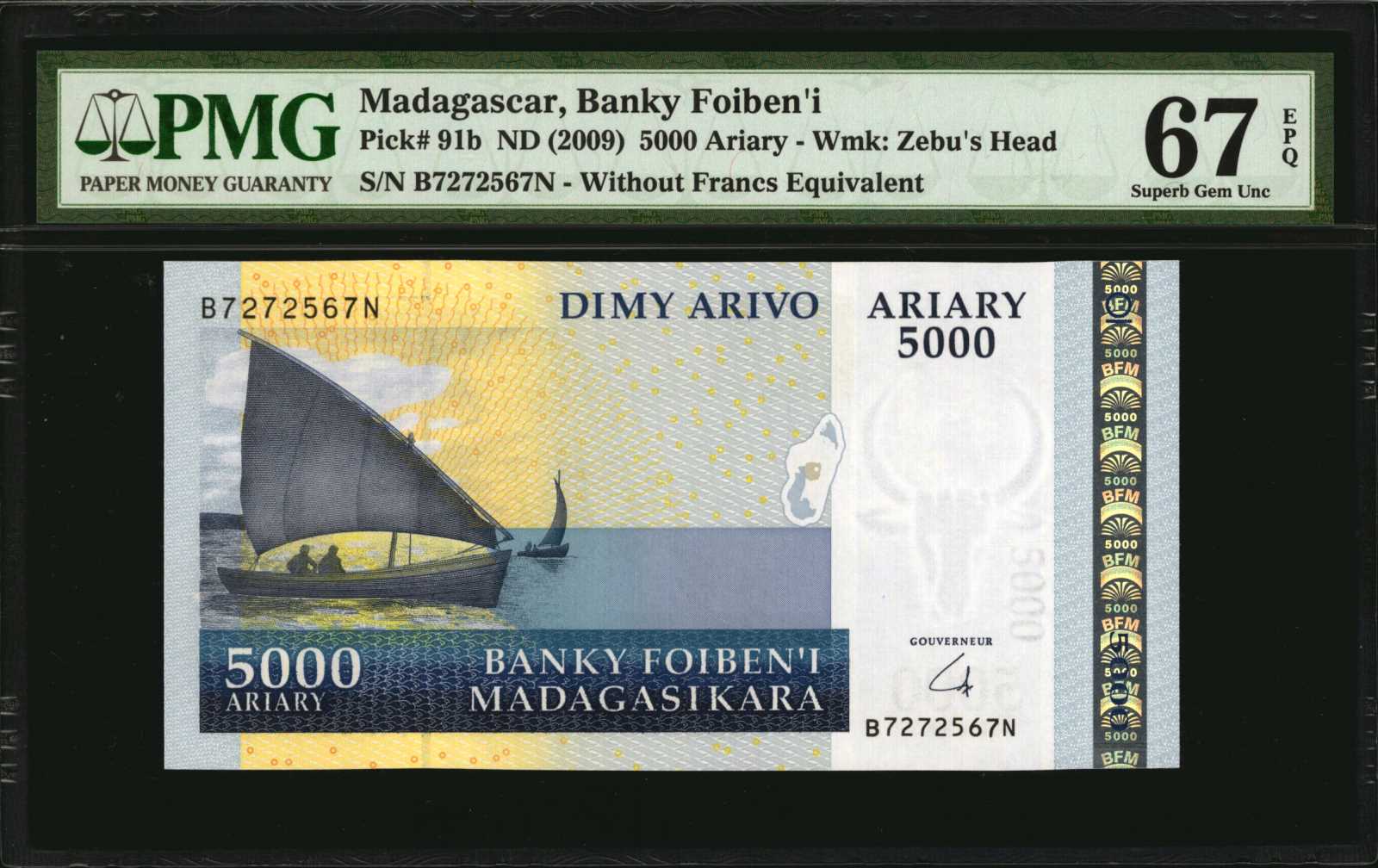 image for: Madagascar  10,000 ariary (B329b)