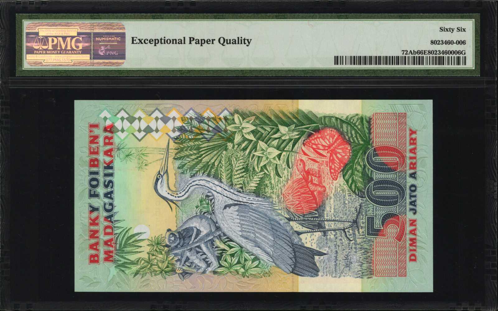 image for: Madagascar  25,000 francs = 5,000 ariary(B310a)