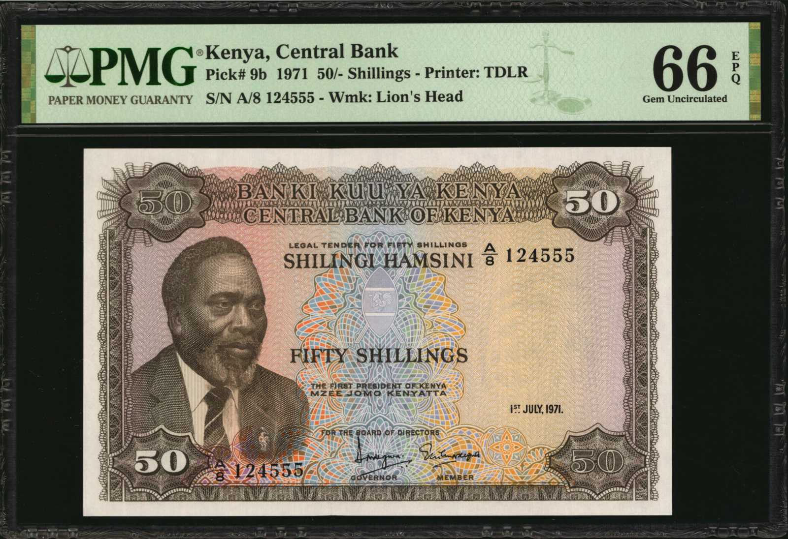 image for: Kenya  50 shillings (B109t)