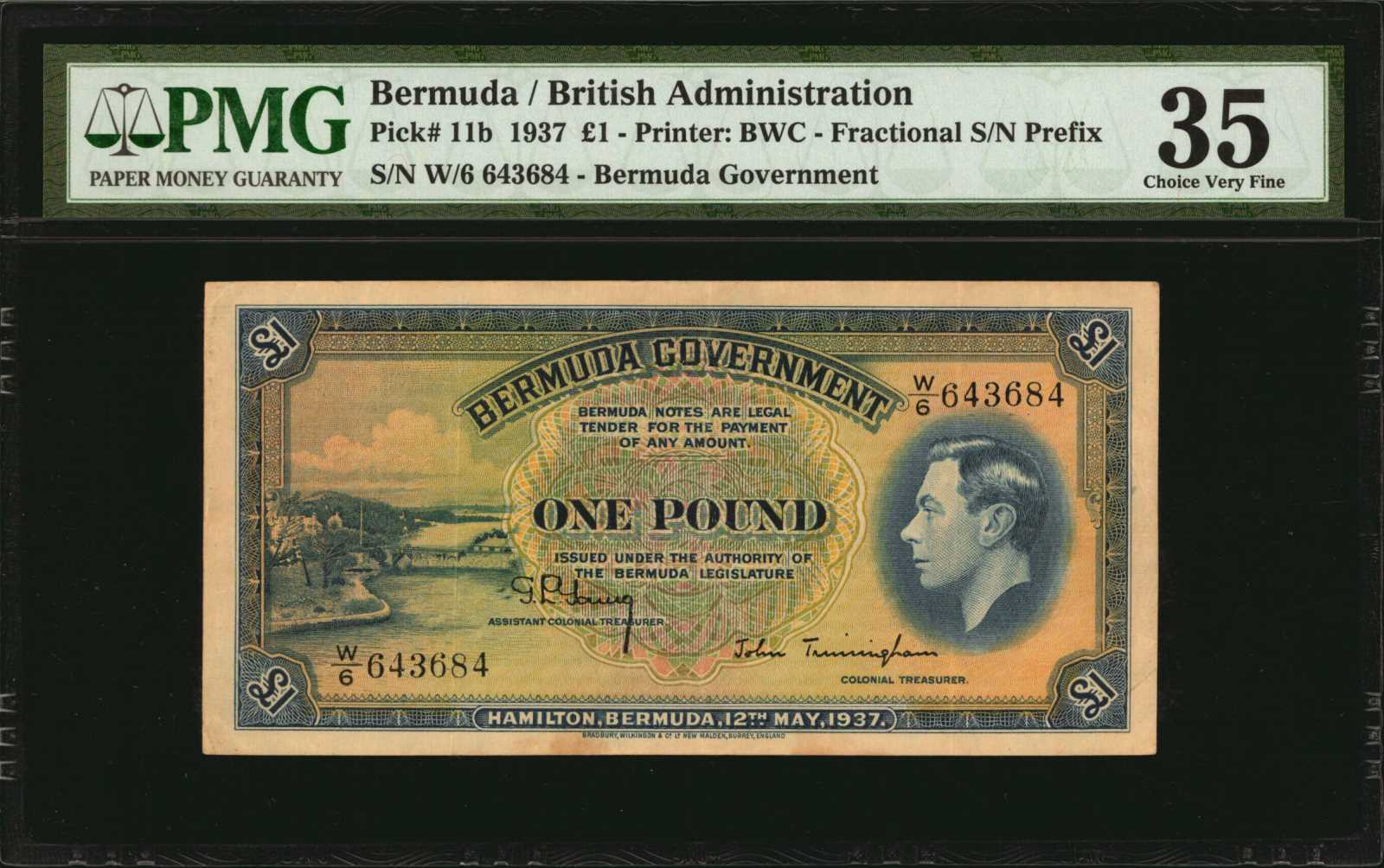 image for: Bermuda  1 pound(B111as)