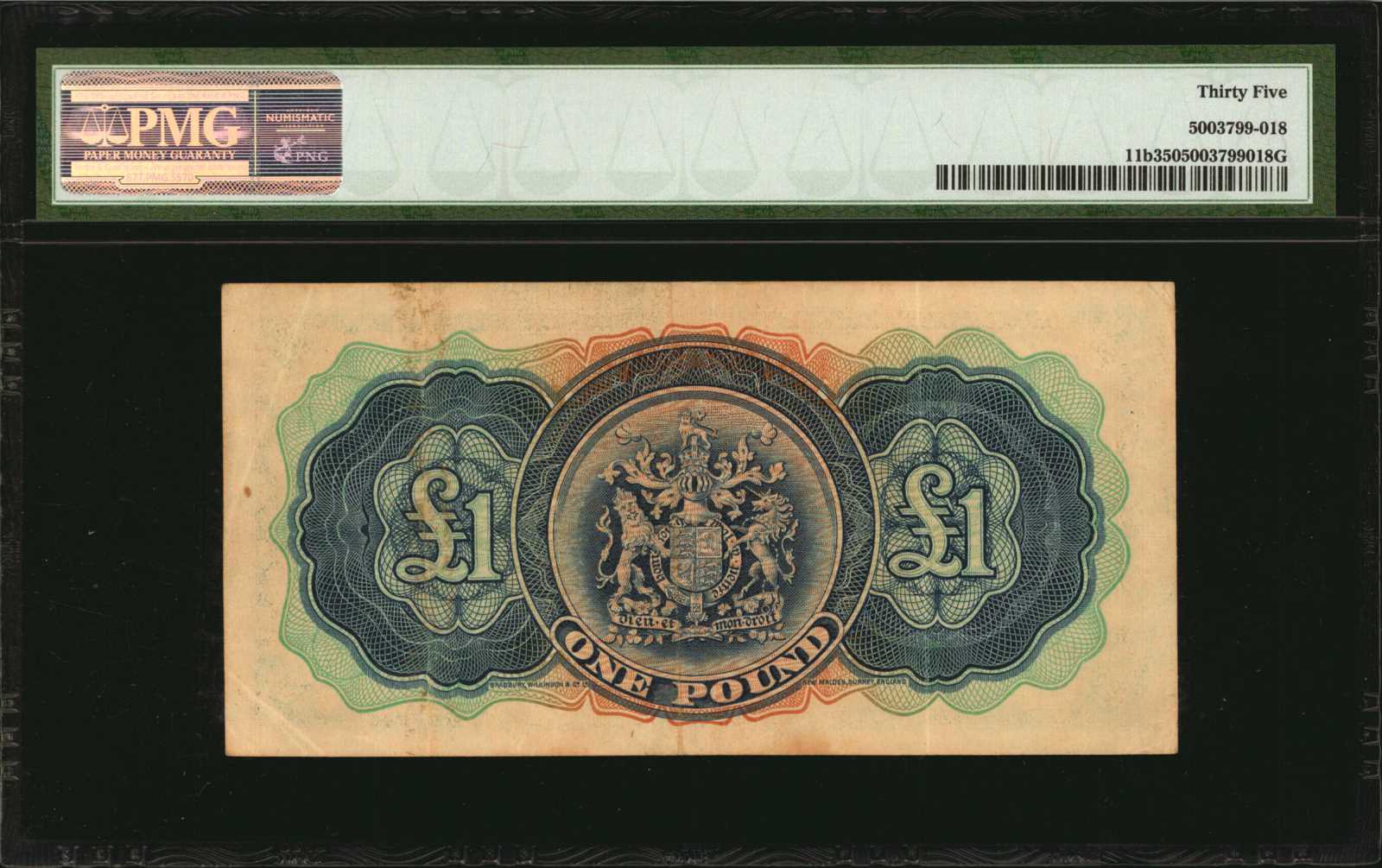 image for: Bermuda  1 pound(B111b)