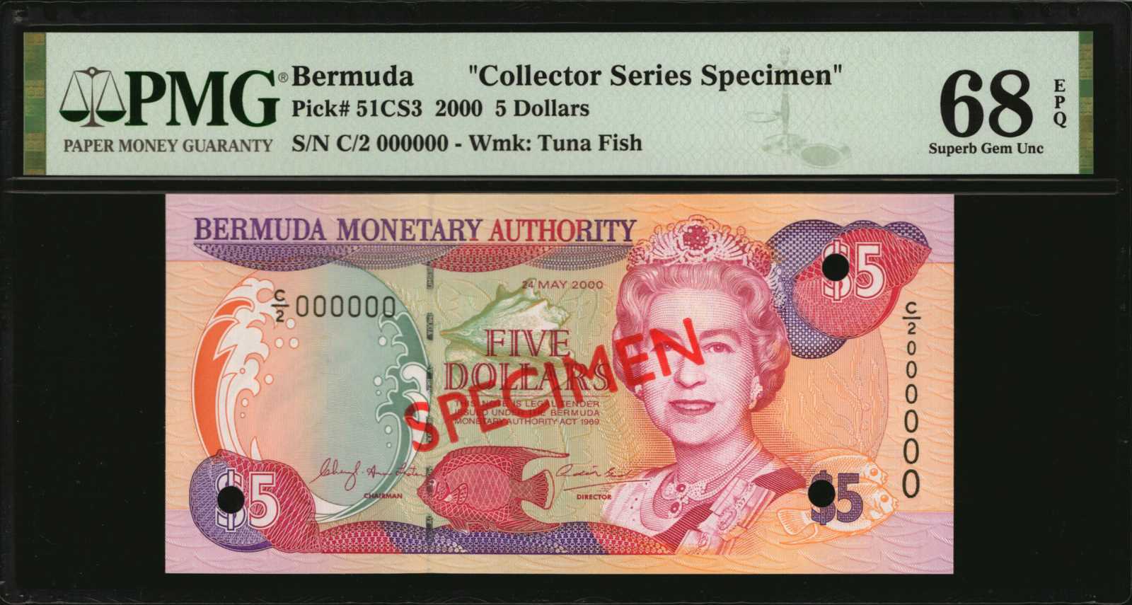 image for: Bermuda  10 dollars (B224as)