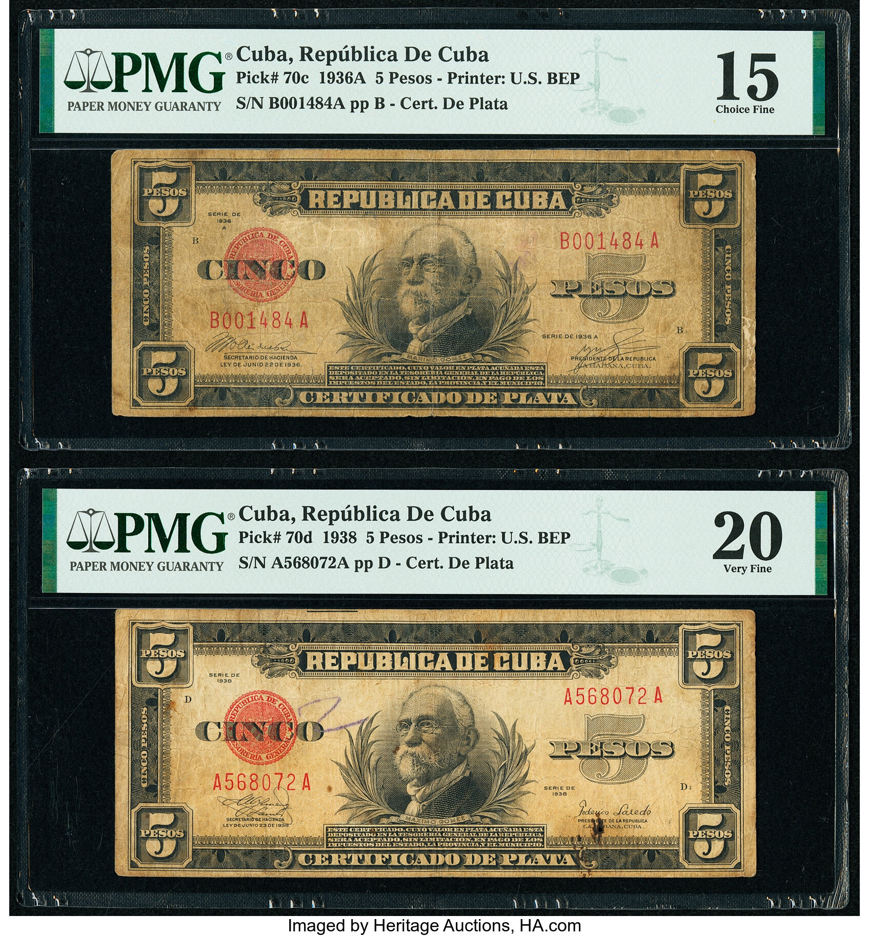 image for: Cuba  5 pesos(B402h)