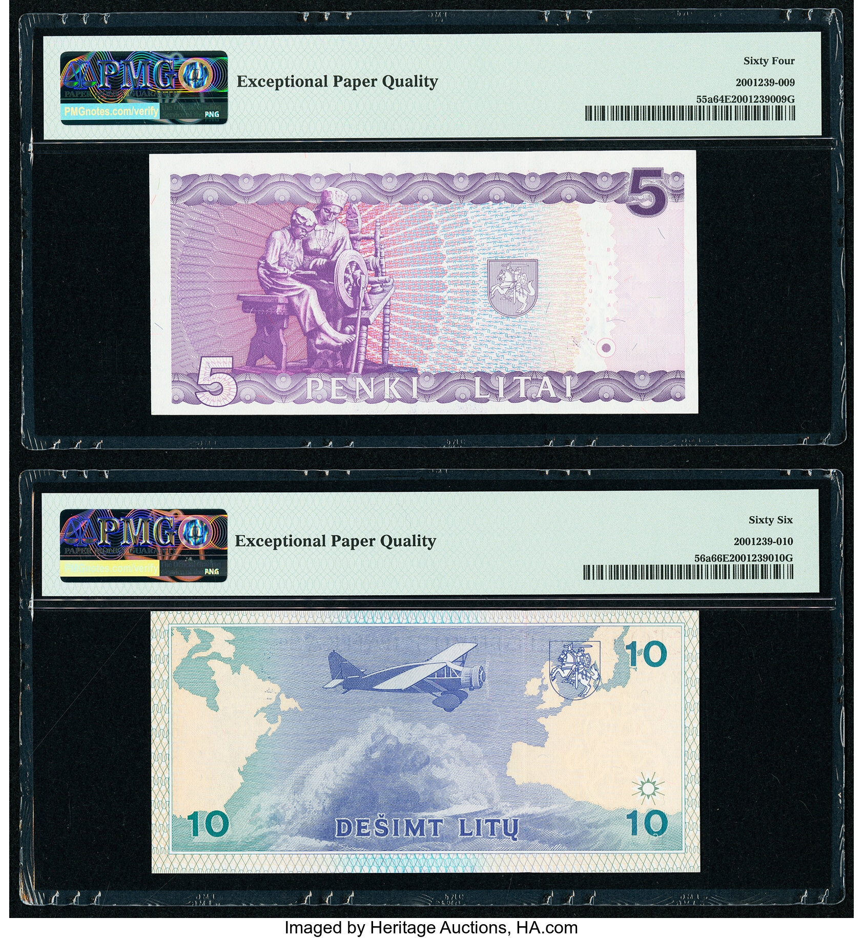 image for: Lithuania  5 litai (B166a)