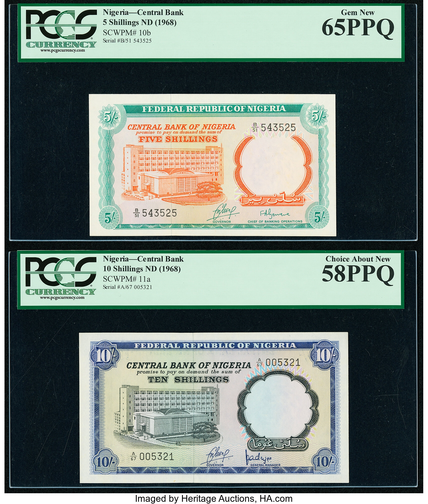 image for: Nigeria  5 shillings (B209as3)