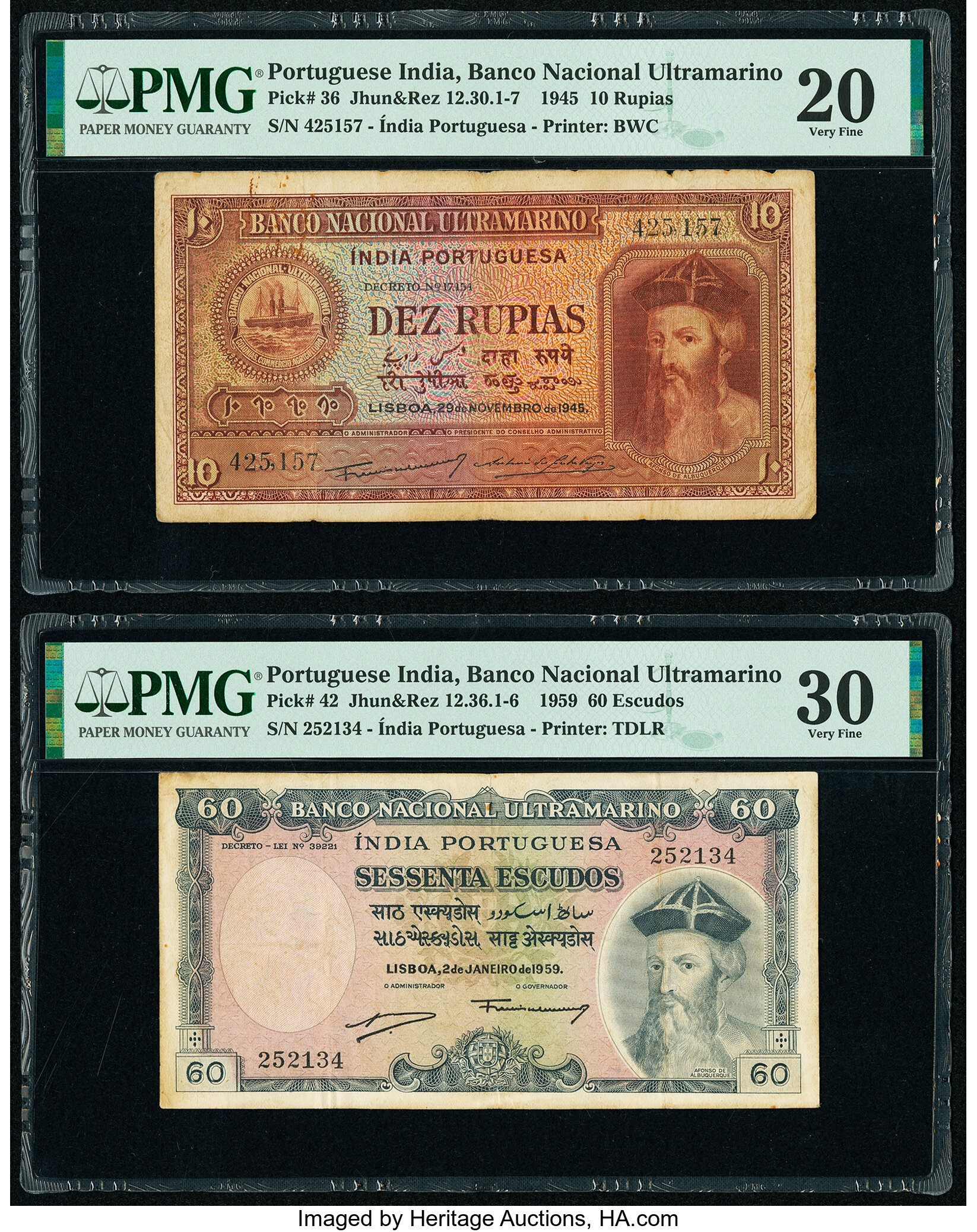image for: Portuguese India  10 rupias(B325gs)