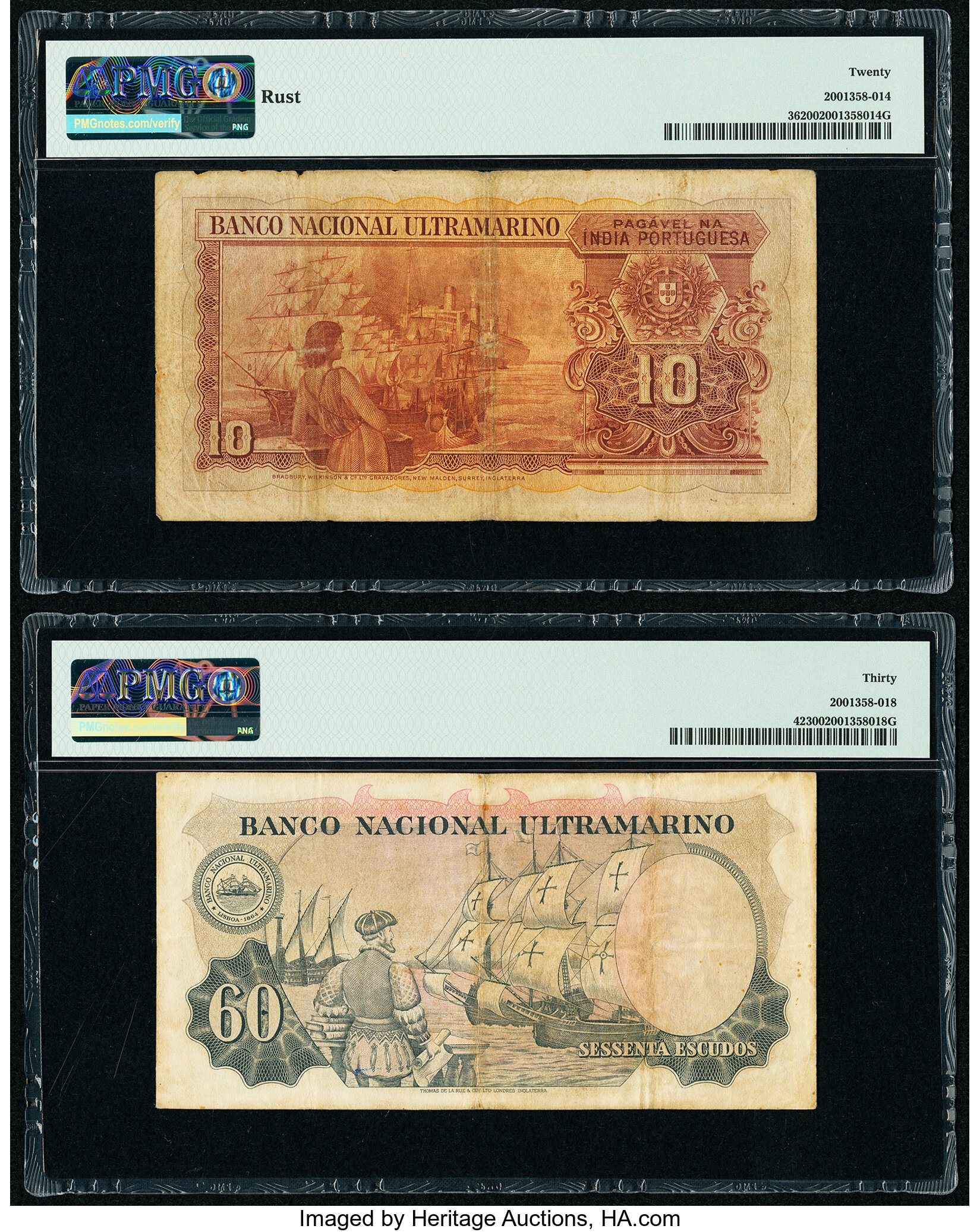 image for: Portuguese India  10 rupias(B325t)