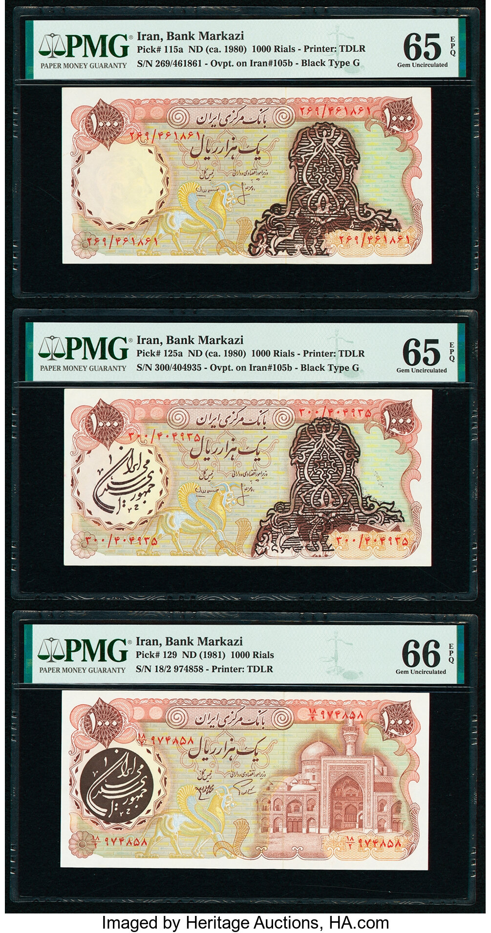 image for: Iran  1,000 rials(B248a)