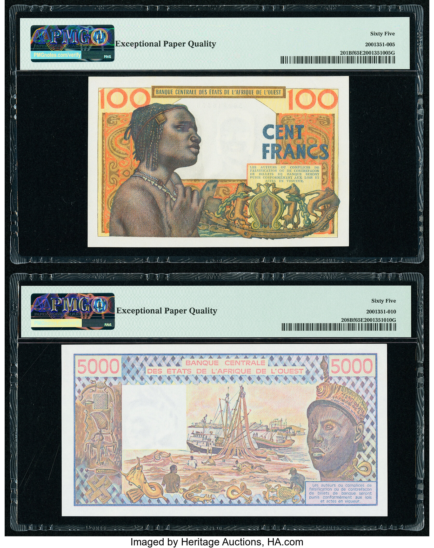 image for: West African States  100 francs (B106Be)