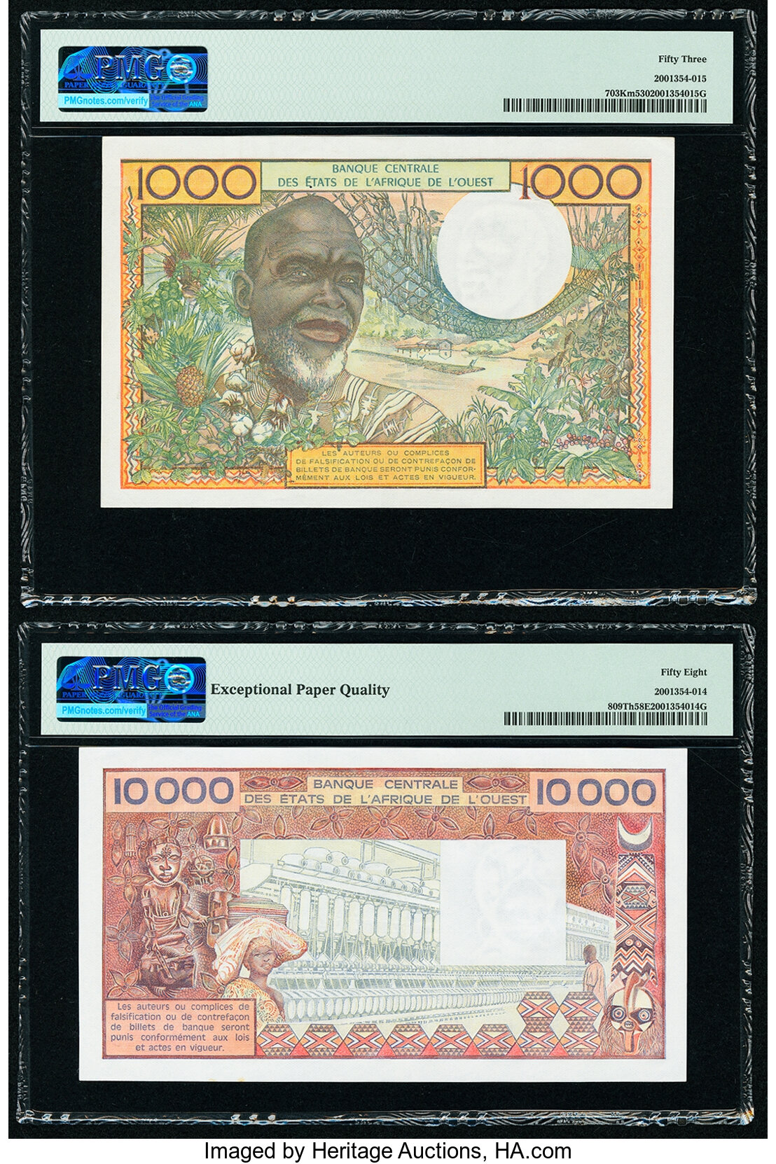 image for: West African States  1,000 francs (B108Kg)