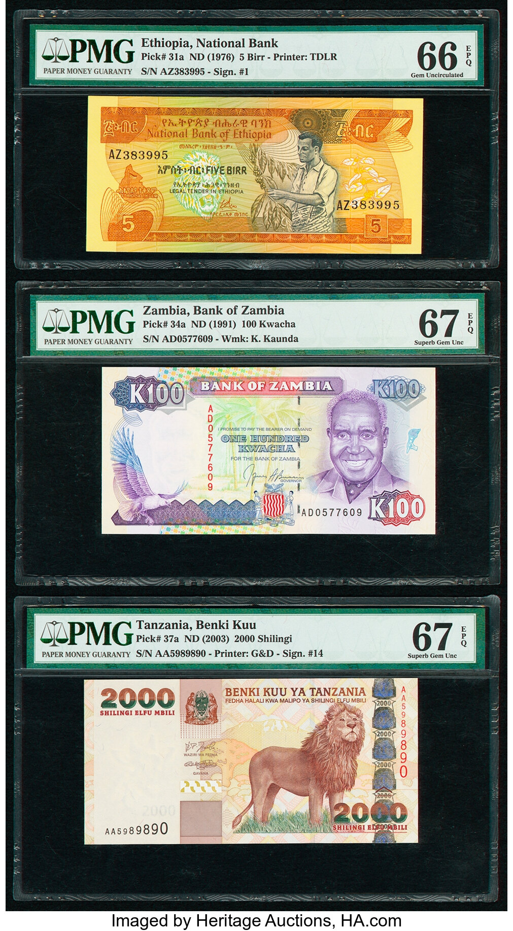 image for: Ethiopia  5 birr (B307z)