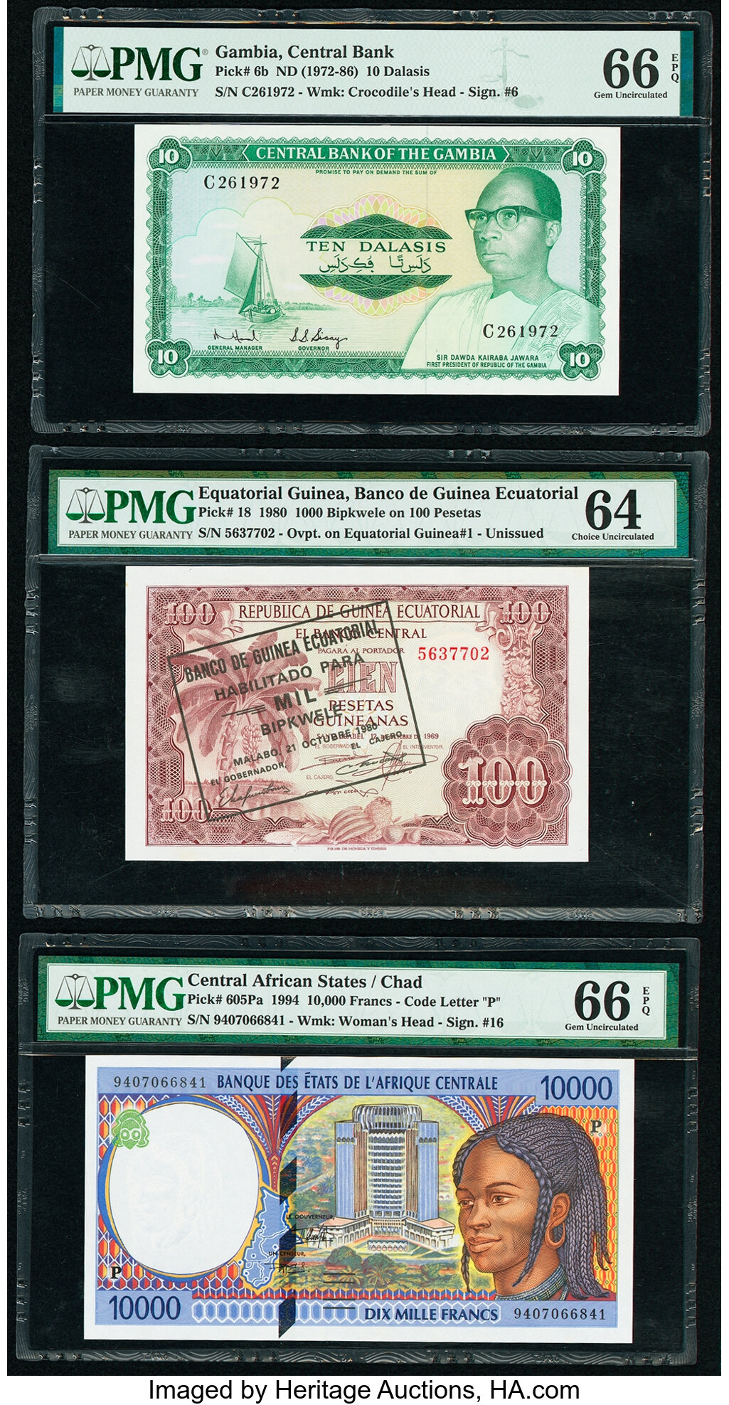 image for: Gambia  10 dalasis (B203bs2)