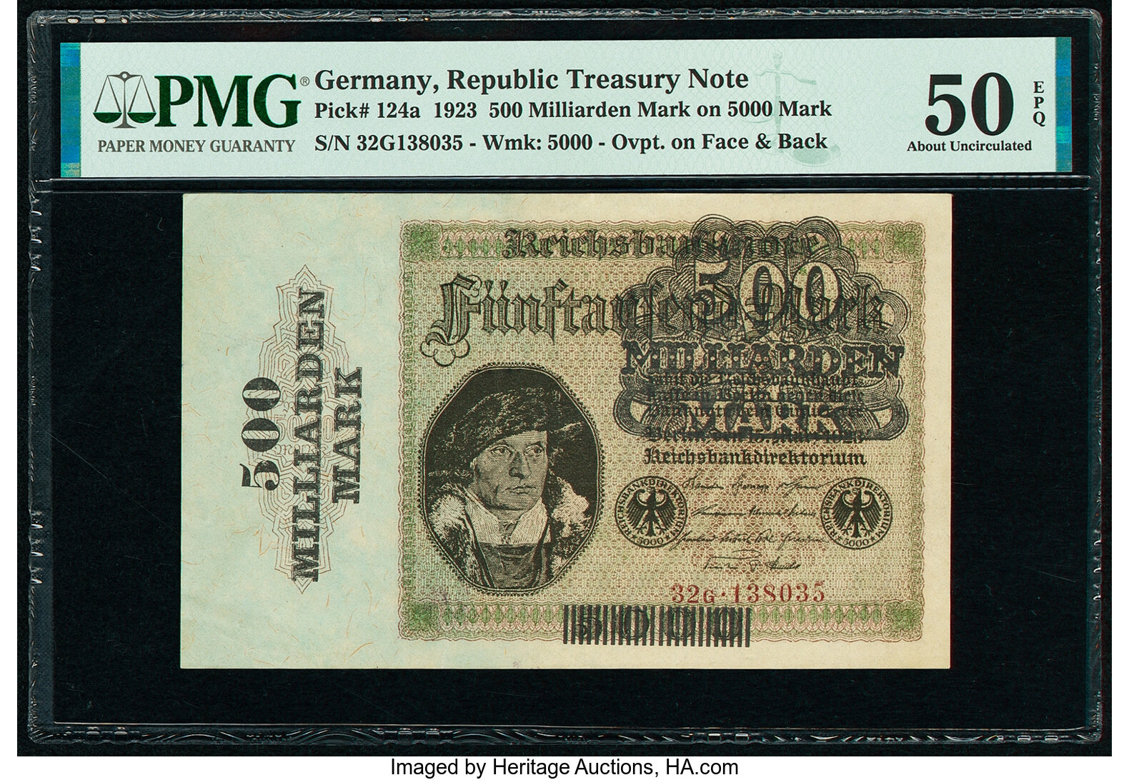 image for: Germany  5,000,000 mark (B257a)