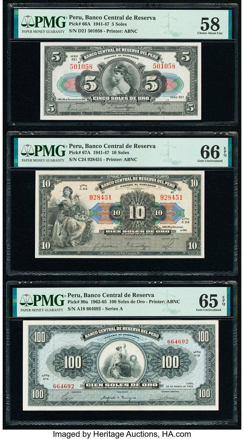 image for: Peru  5 soles de oro(B407a)