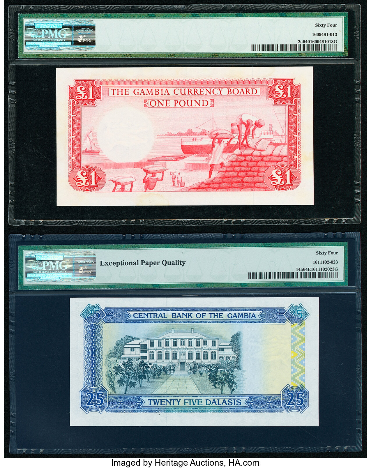 image for: Gambia  1 pound(B102a)