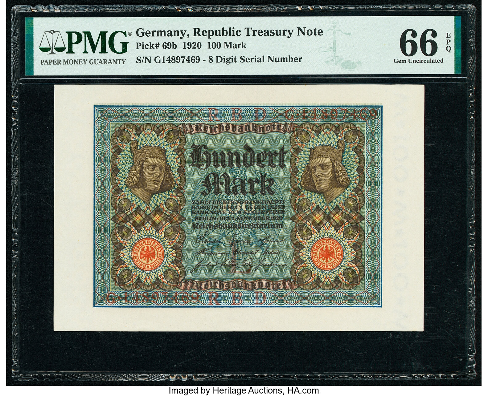 image for: Germany  100 mark (B224a19)
