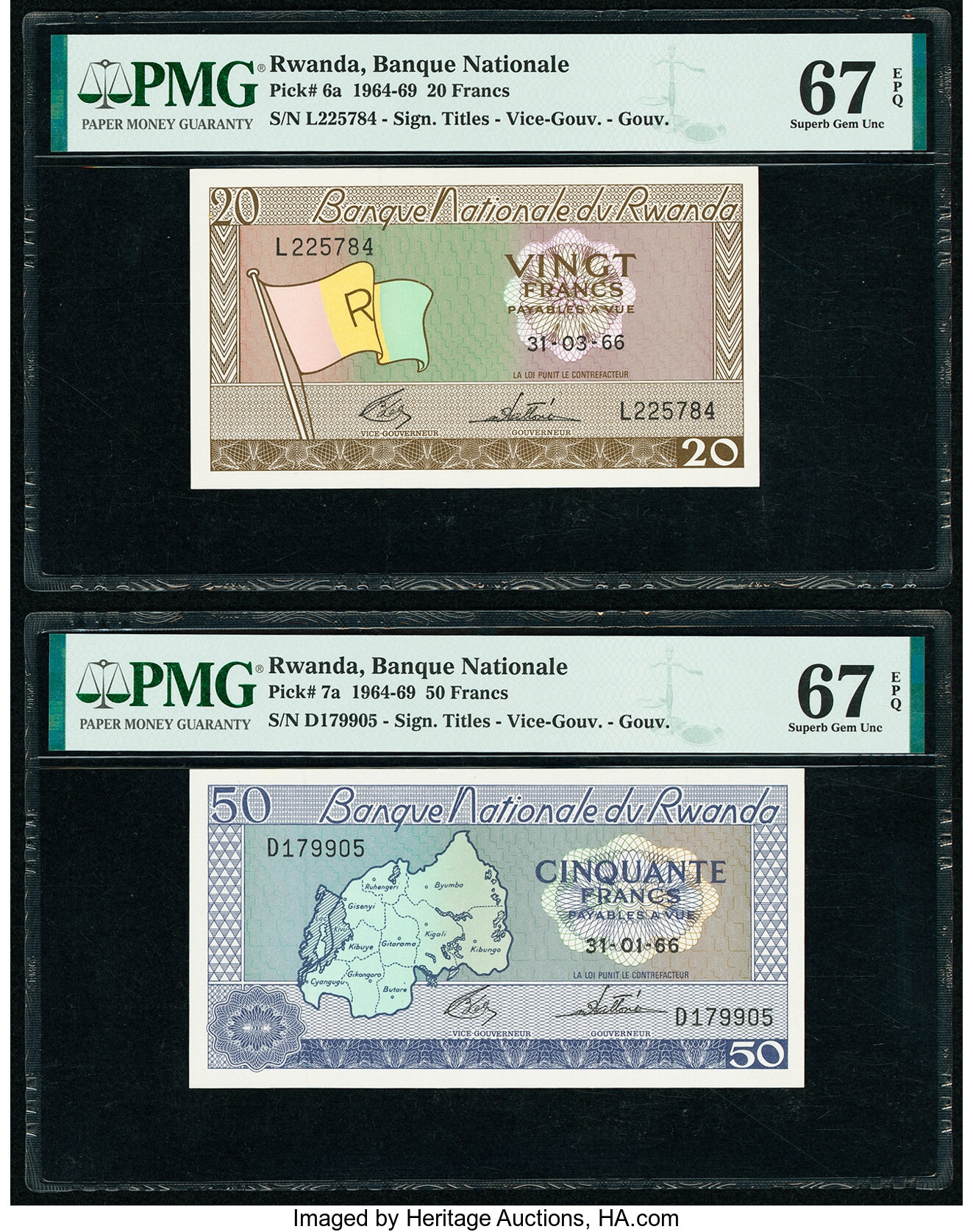 image for: Rwanda  100 francs(B108gs)