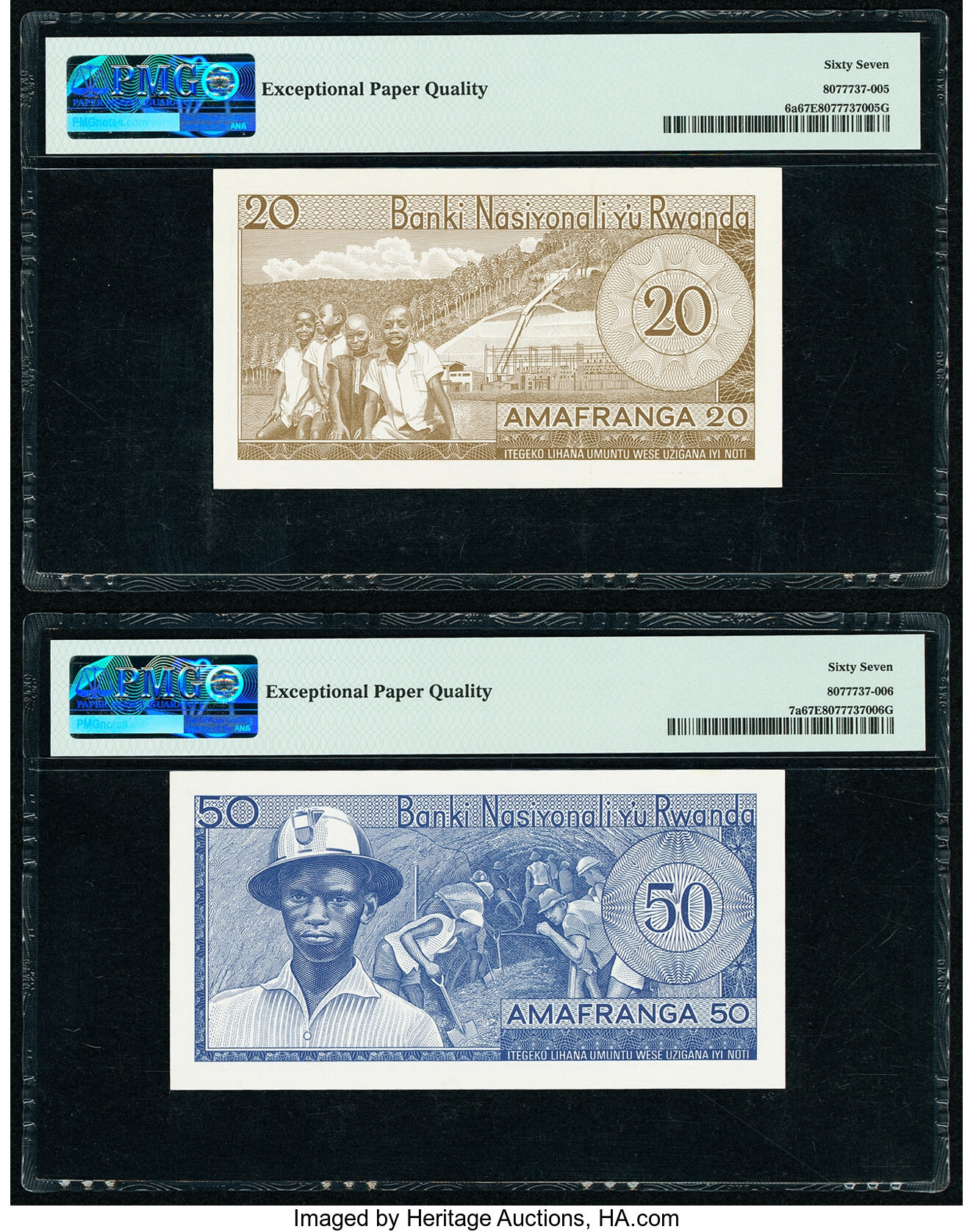 image for: Rwanda  100 francs(B108gs)