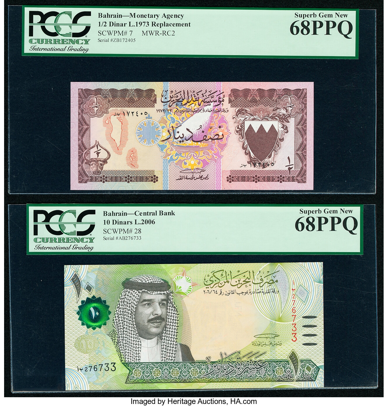 image for: Bahrain  1/2 dinar (B201az)
