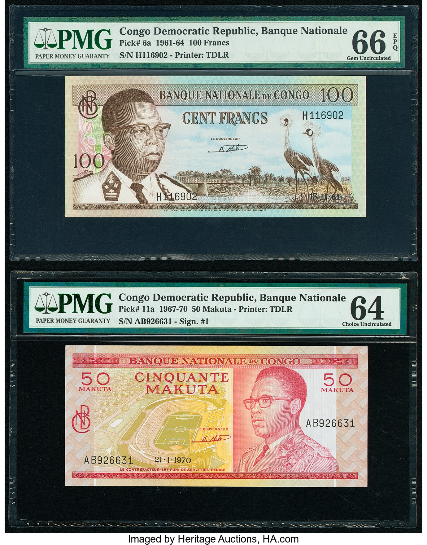 image for: Congo Democratic Republic  100 francs(B203es)