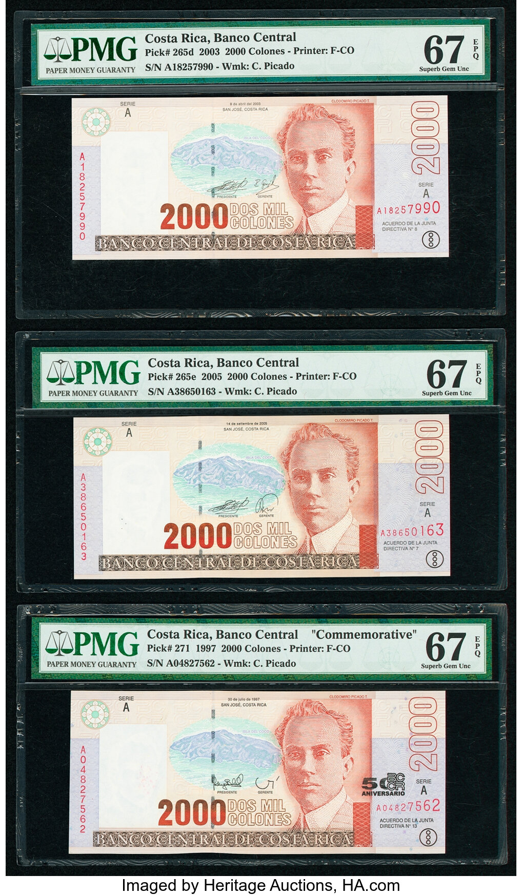 image for: Costa Rica  2,000 colones (B547as)