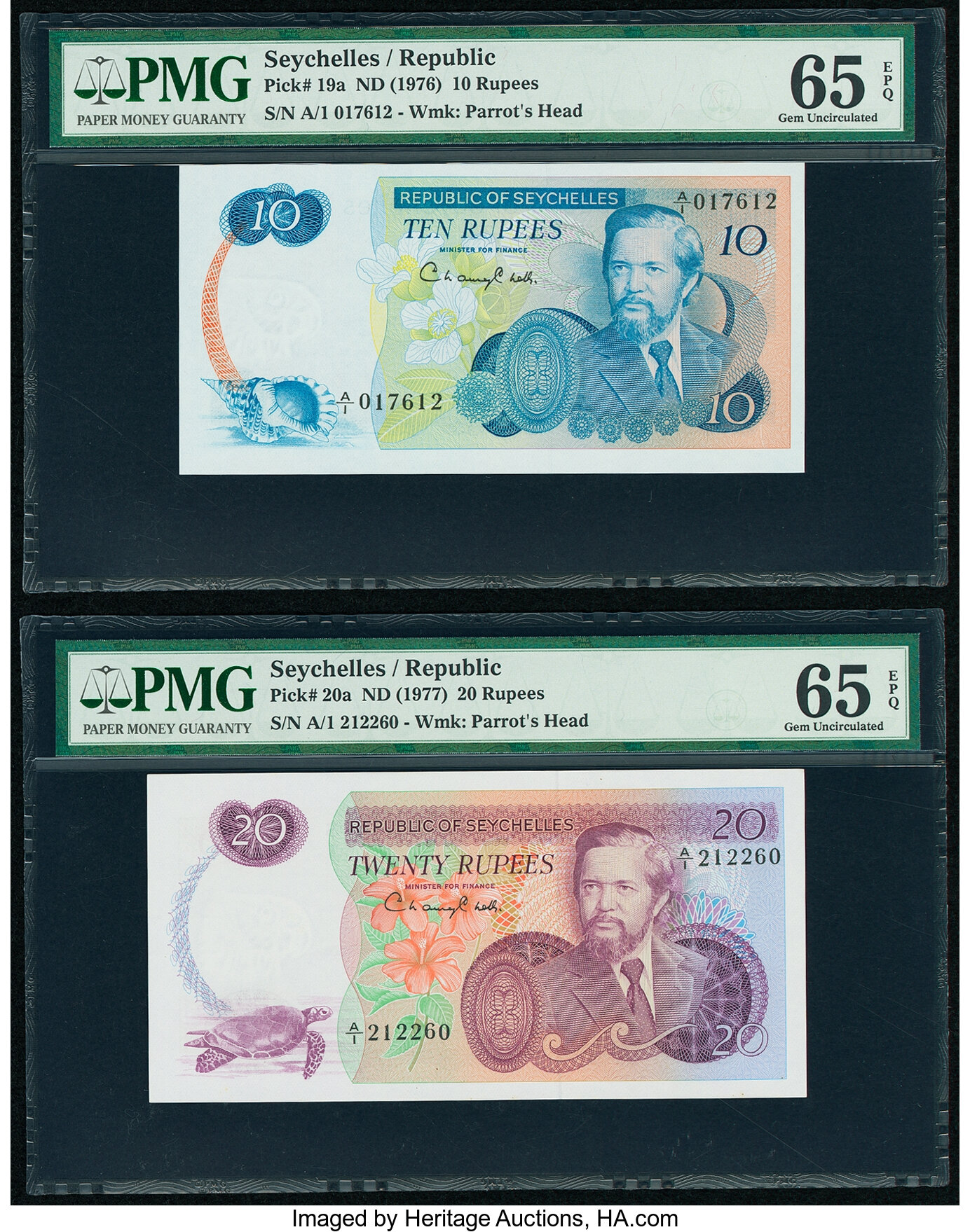 image for: Seychelles  10 rupees (B201as)