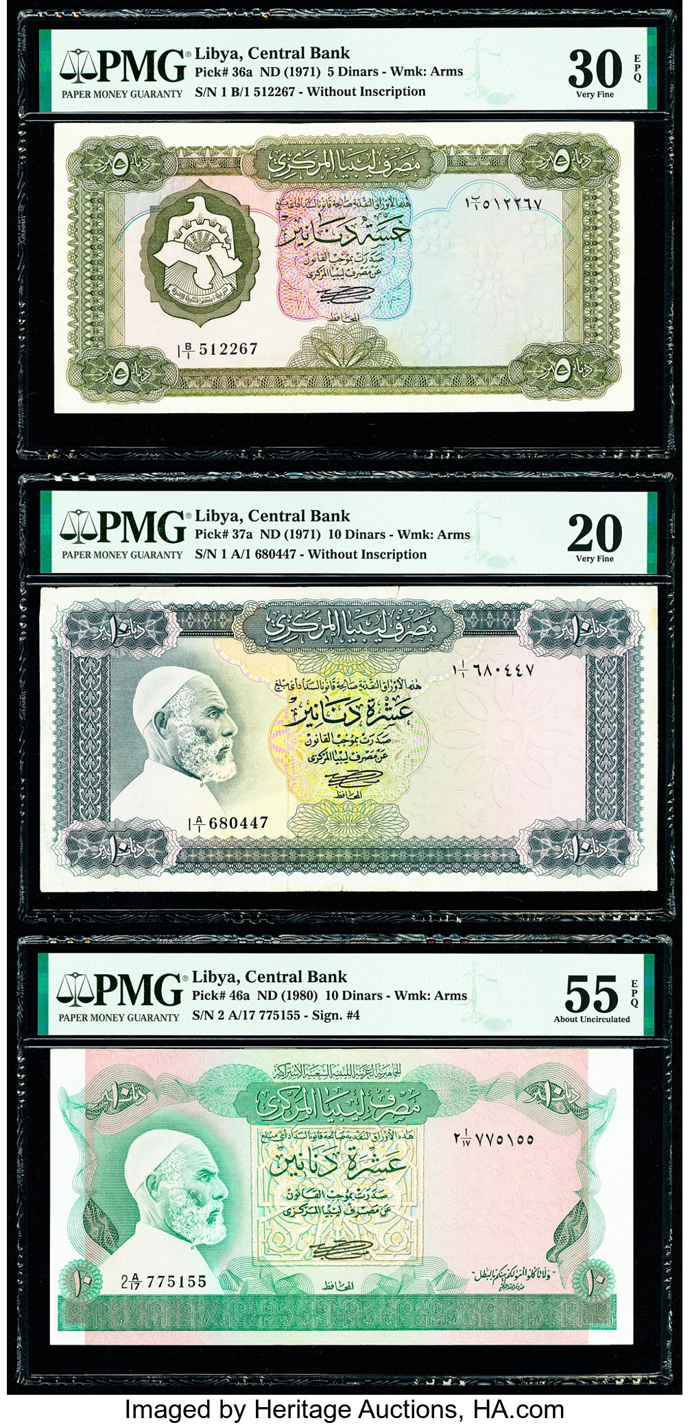 image for: Libya  10 dinars (B510b)